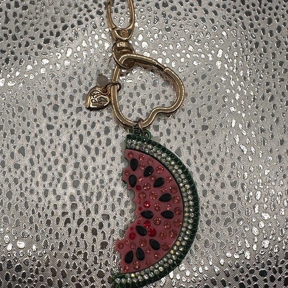 Watermelon Keychain with Rhinestones - Picture 1 of 3